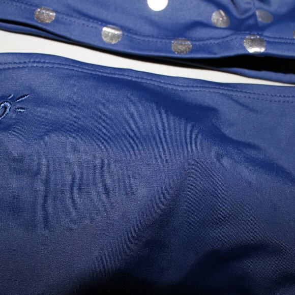 Blue & Silver 2 Pcs Justice Bikini Swimsuit Size 12 - Picture 10 of 10